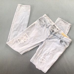 ROXY Distressed Gold Coast Skinny Fit Jeans